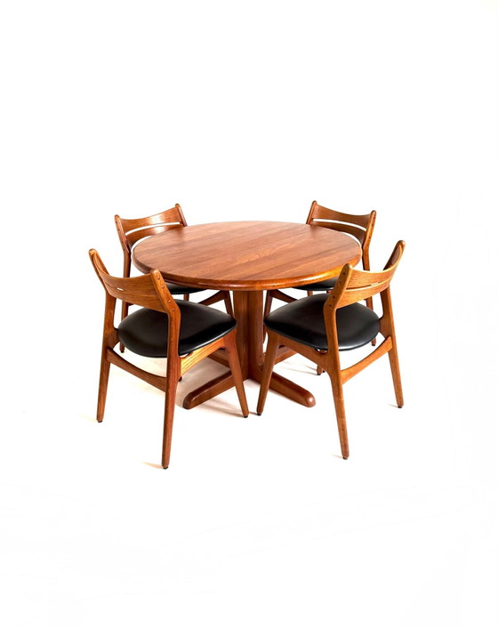 Vintage Teak Dining Table, Denmark ‘70, Wood, Brown (photo 2 of 11)