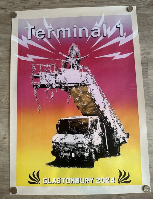 Glastonbury 2024 - Affiches - Banksy ?