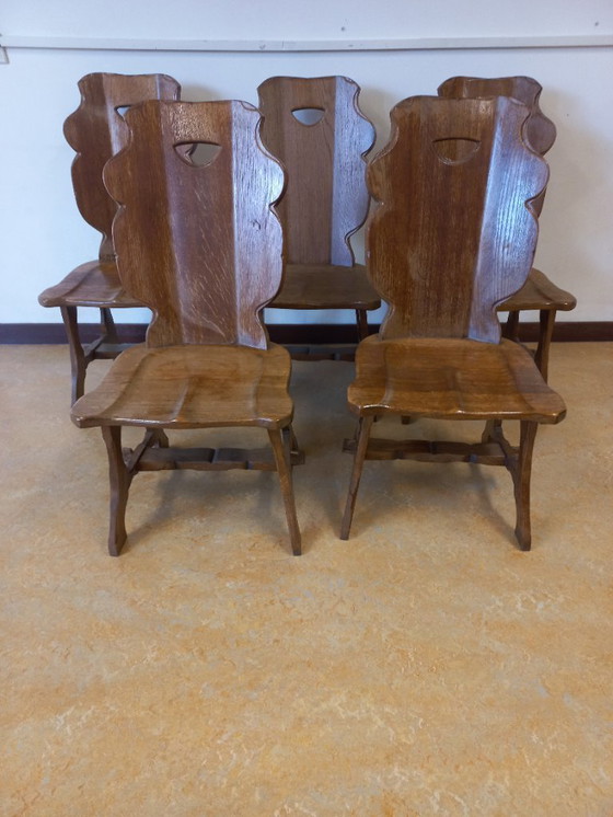 Image 1 of Sedie in stile brutalismo (5)