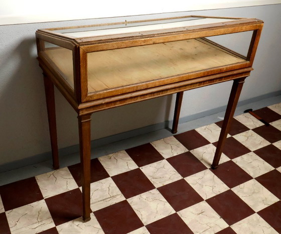 Image 1 of 1x bella vetrina vintage in legno