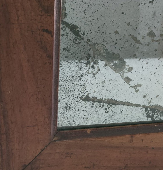 Image 1 of Specchio in legno con vetro patinato dei primi del XX secolo