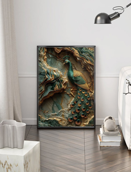 Image 1 of Acrylic Glass Artwork | 180 x 120 cm | Depthwave #10 (Ori, 1983)