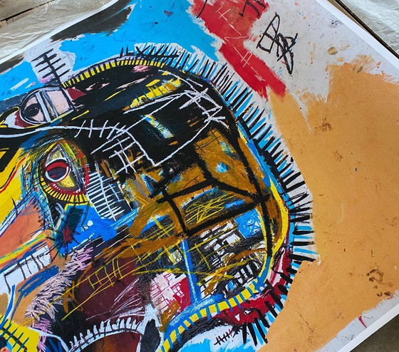 Image 1 of Teschio - Jean-Michel Basquiat - 1981 - Poster 70 x 100 cm