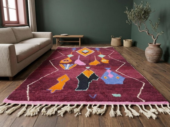 Autentico tappeto berbero marocchino tessuto a mano, 250 cm x 150 cm – Tappeti, Wool (photo 3 of 6)
