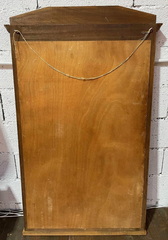 Image 1 of Specchio Art Déco con bordi smussati, risalente agli anni '30.