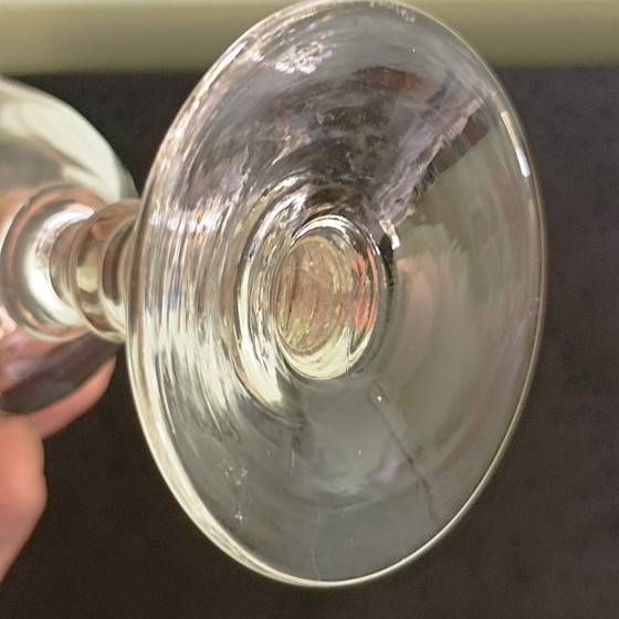 Image 1 of Magnífico juego de vasos antiguos de uranio – Soplados a mano – ca. 1900