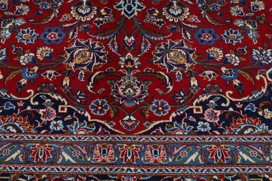 Image 1 of Persian carpet Kashan Signiert 3.86 x 2.83 Oriental carpet fine No. 1163