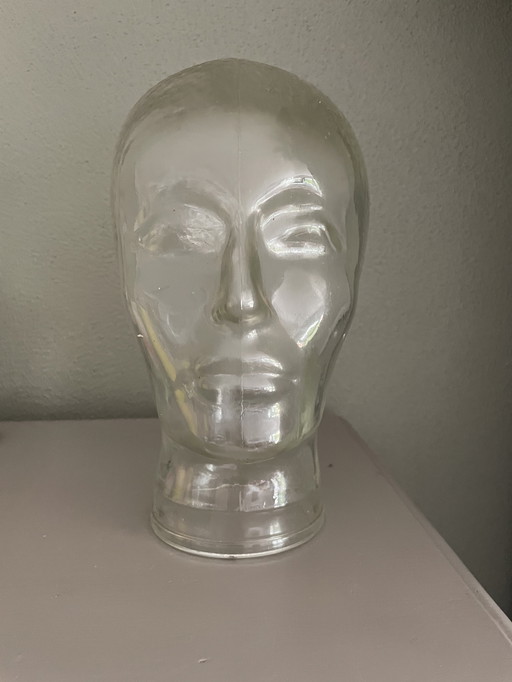 Glazenhoofd 26 cm  jaren 70