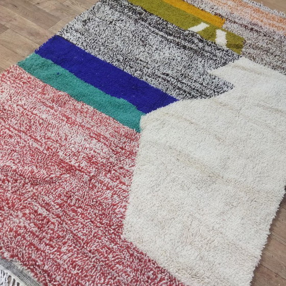 Image 1 of Abstract Berber Rug – Abstract Berbertapijt | Moroccan Wool Rug 290 × 196 cm