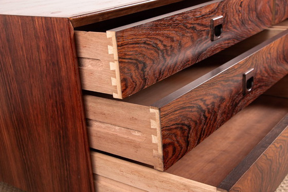 Image 1 of Große dänische Kommode aus Palisander, 6 Schubladen, von Erik Brouer für Brouer's Mobelfabrik