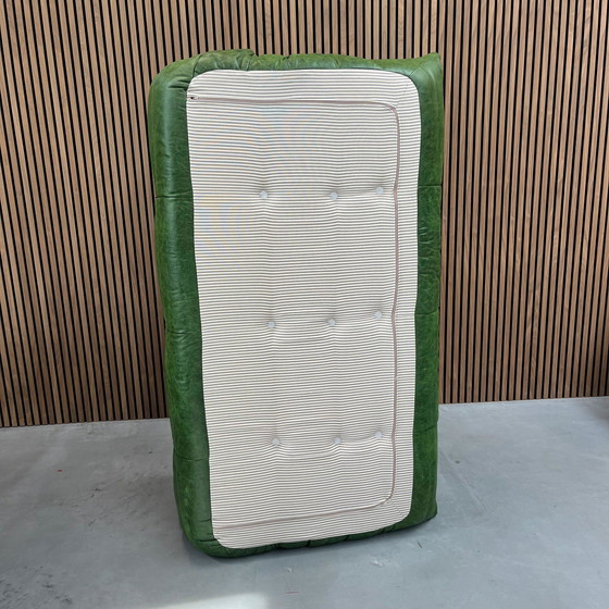 Image 1 of Ligne Roset Togo - 3-Sitzer grünes Leder