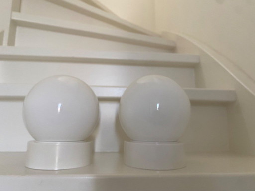 Vintage Corodex globe lamps - wall lamps - ceiling lamps - 1970s