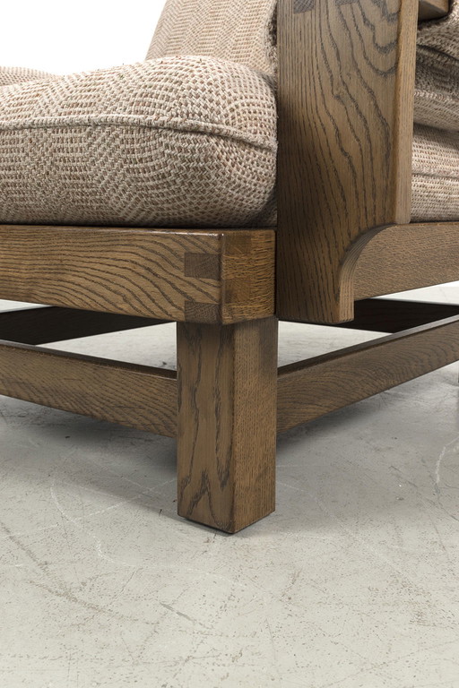 Vintage Brutalist armchair