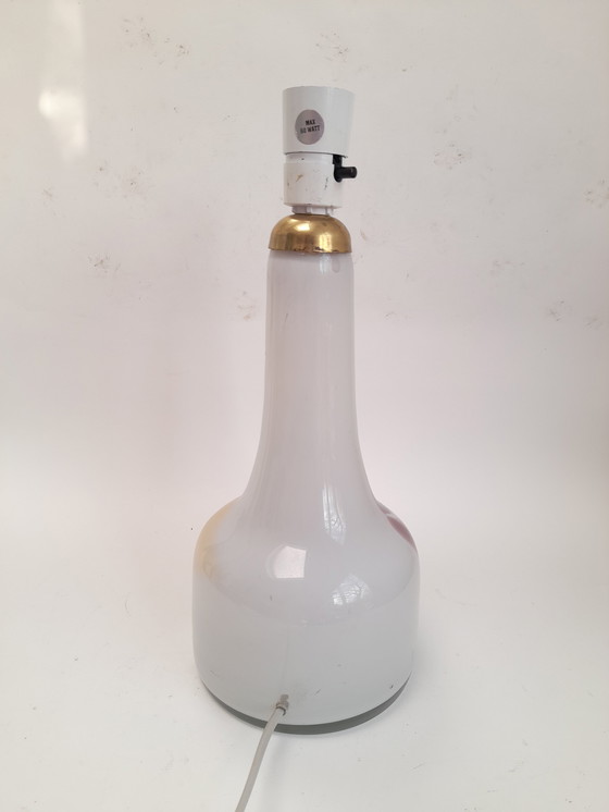 Image 1 of Grande base per lampada Holmegaard in vetro colorato