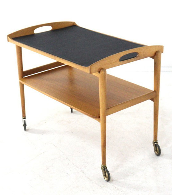 Image 1 of Vintage Trolley Met Los Dienblad