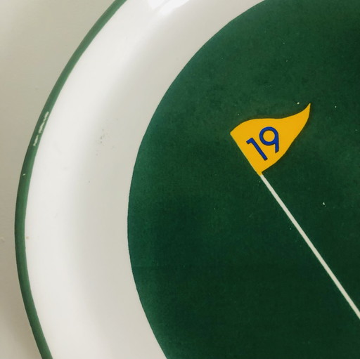 Freiformschale von MaryAnn Baker mit Golfmotiv