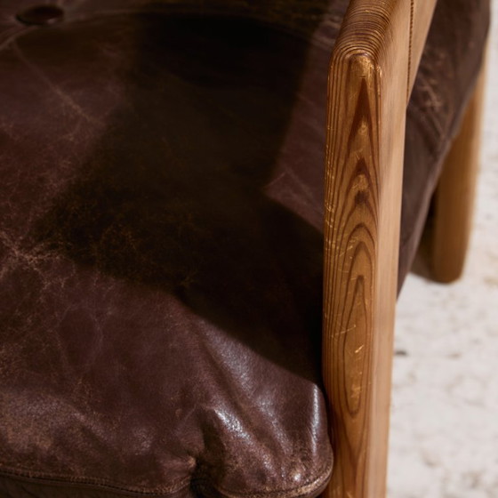 Image 1 of MK8962 Leren bankstel, set van 5