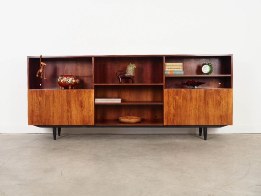 Libreria in palissandro, design danese, anni '70, designer: Ib Kofod Larsen