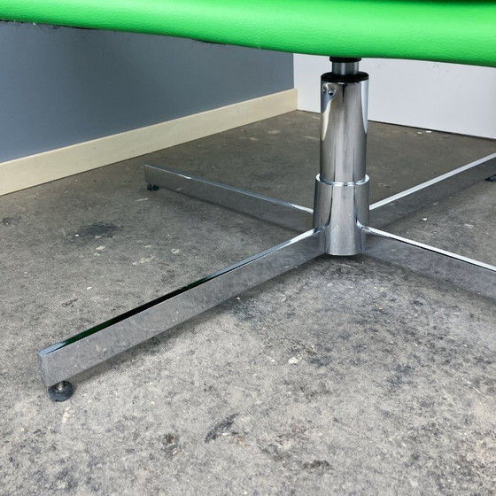 Image 1 of Swivel vintage Easy Chair, chrome and imitation leather, 70s, Midcentury