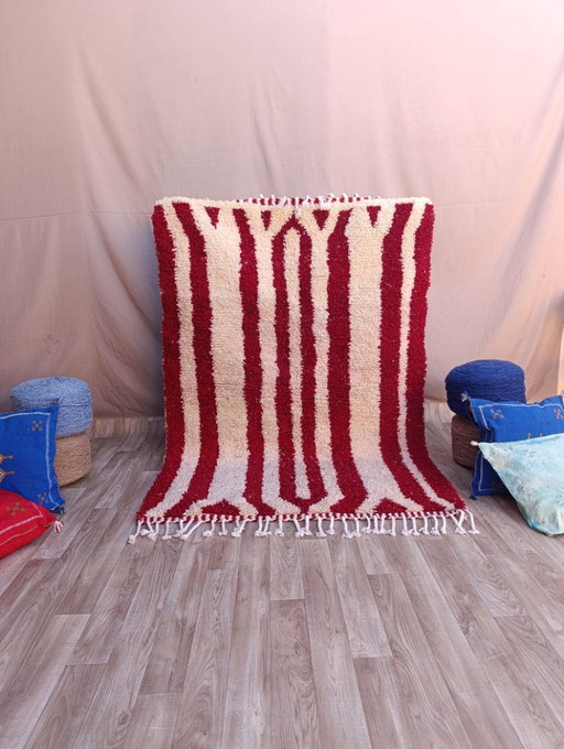 Marokkanischer Berberteppich mit natürlichem Charme, 250 cm x 180 cm – vloerkleden en tapijten, Wool