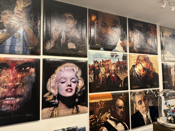 Image 1 of Amsterdam Giant Origineel Peter Donkersloot Schilderij