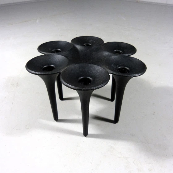 Image 1 of Christel & Christer Holmgren Cast Iron Candle Holder