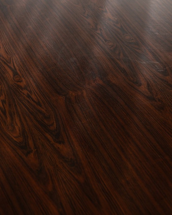 Image 1 of Vintage Rosewood Coffee Table (Model 283) by Johannes Andersen for CFC Silkeborg | Danish Modern Round Table