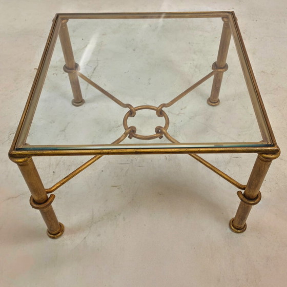 Image 1 of Mesa de centro Banci Italia, modelo Hermes, años 60, oro de mediados de siglo