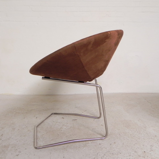 Image 1 of Set van 2 designstoelen in de stijl van Artifort, Leolux, Pierre Paulin