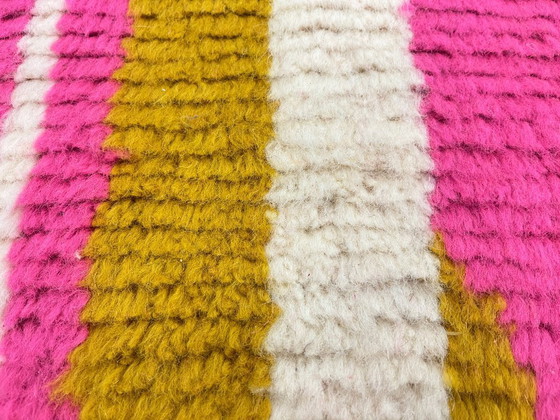 Image 1 of Alfombra de lana de estilo bohemio marroquí - 229 cm x 158 cm