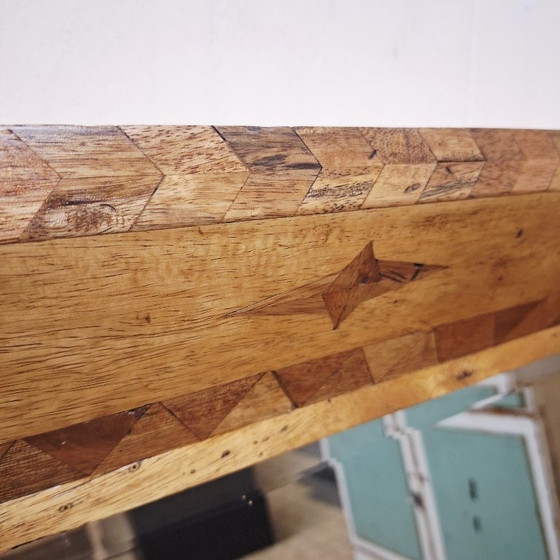 Image 1 of Miroir ancien / Cadre en bois incrusté