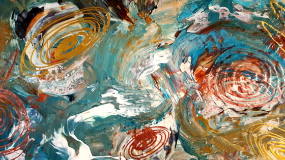 Manou Claire - Somewhere – Schilderijen & Tekeningen, Wood, Canvas (photo 7 of 8)