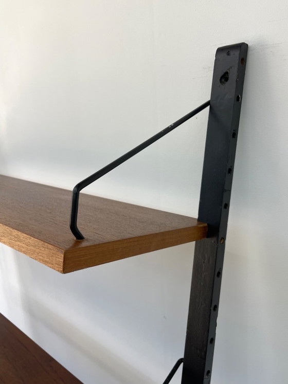 Vintage wandsysteem, Poul Cadovius, Royal System – Wandkast, Metal (photo 12 of 13)
