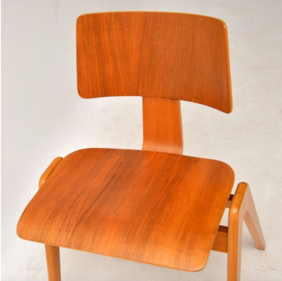 Image 1 of SILLAS DE COMEDOR DE ROBIN DAY PARA HILLE, DÉCADA DE 1950,