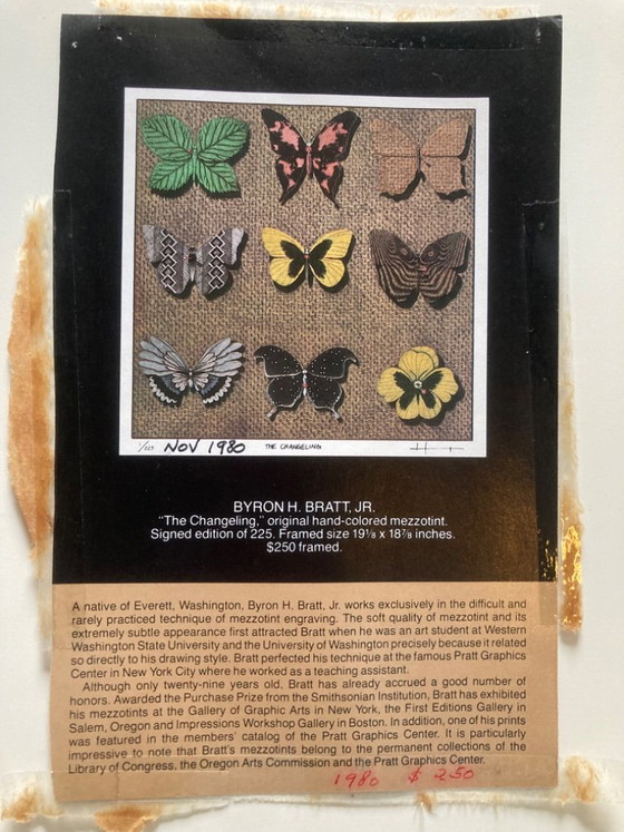 Mezzotinto The Changeling Byron Bratt – Litografie e stampe, Paper (photo 5 of 6)
