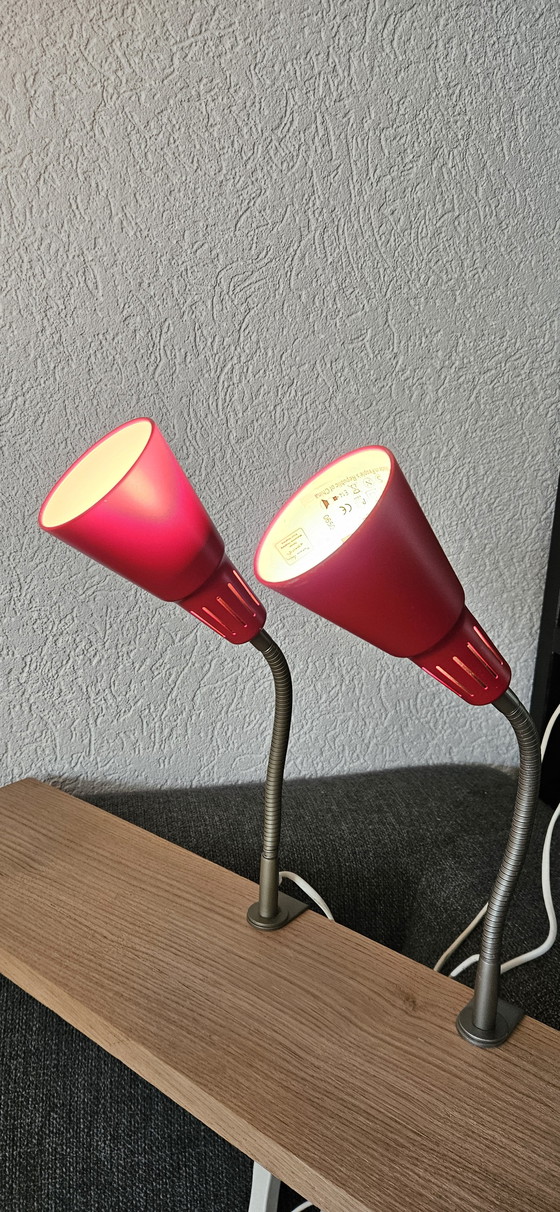 Image 1 of Set di 4 lampade vintage Ikea Kvart