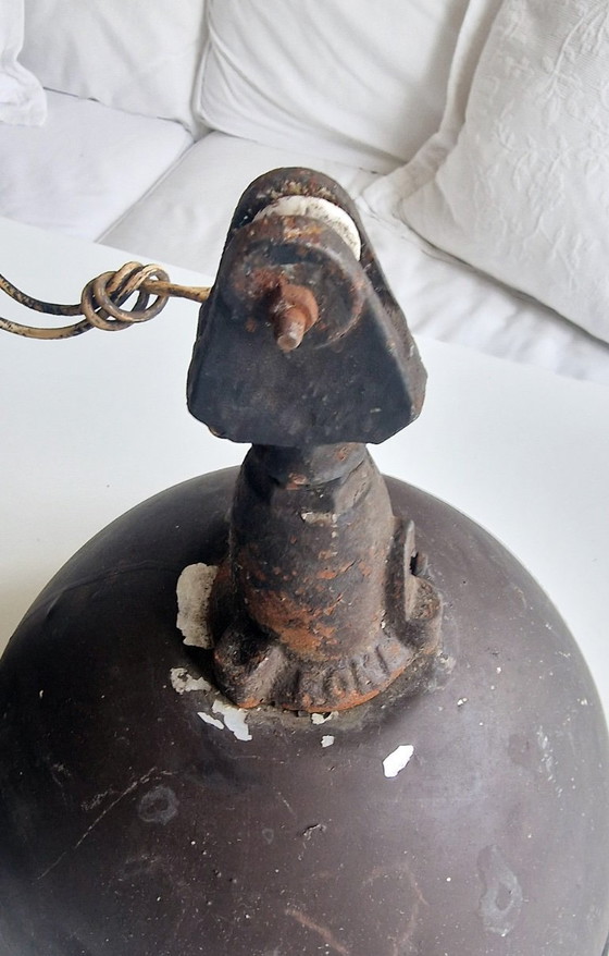 Image 1 of 2 vintage industriële lampen met draaimechanisme