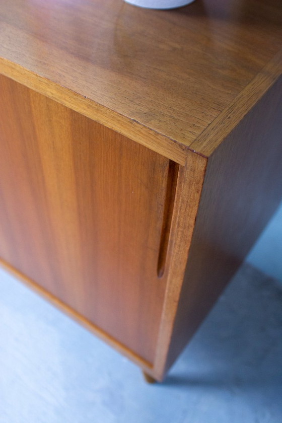 Image 1 of Vintage chest of drawers sideboard teak nut mid century 60s