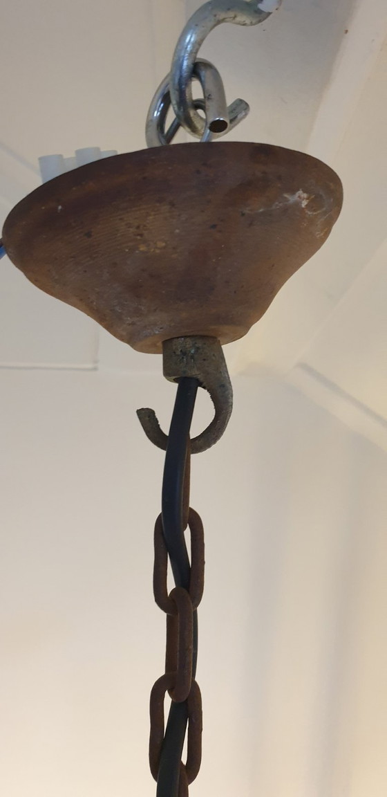 Image 1 of Vintage Murano druiven hanglamp