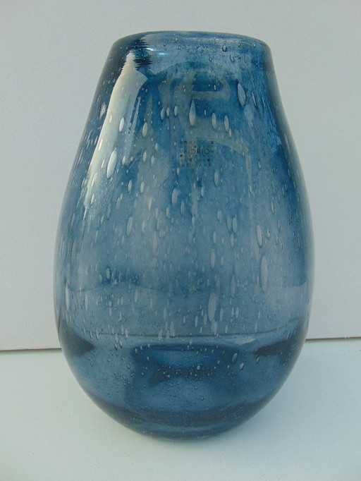 Fidrio Vase blau