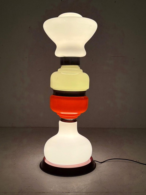 Image 1 of Lampada da terra Space Age di Carlo Nason per Mazzega, Italia, anni '70.