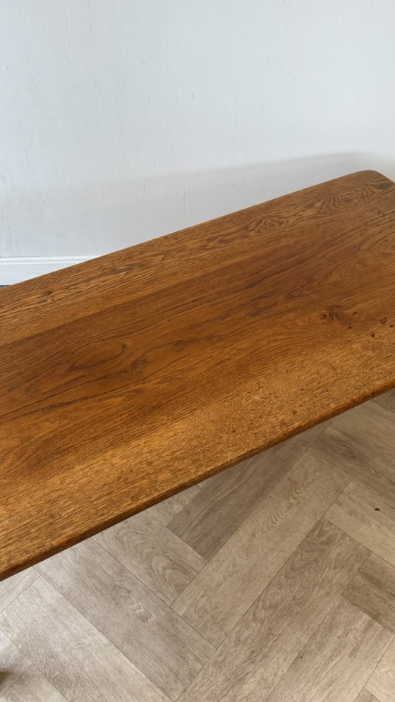 Image 1 of Table basse rectangulaire en chêne