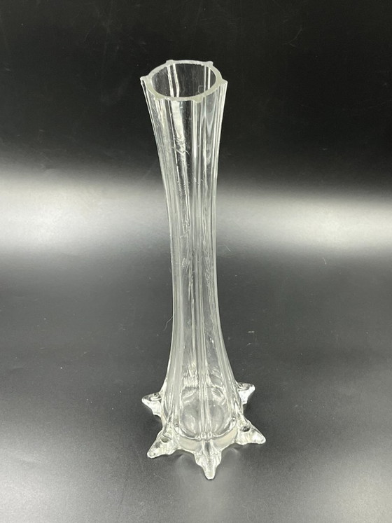 Image 1 of Large vintage Eiffel Tower soliflore vase