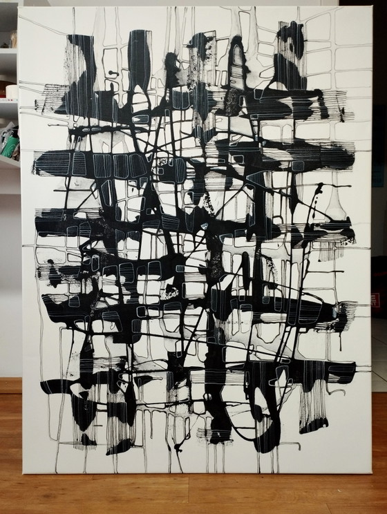 Antadze Abstract Composition XXL – Paintings & Drawings, Canvas (photo 7 of 14)