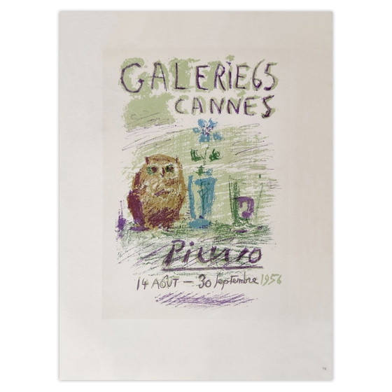 Image 1 of Pablo PICASSO AF 1956 - Galerie 65-poster 1959