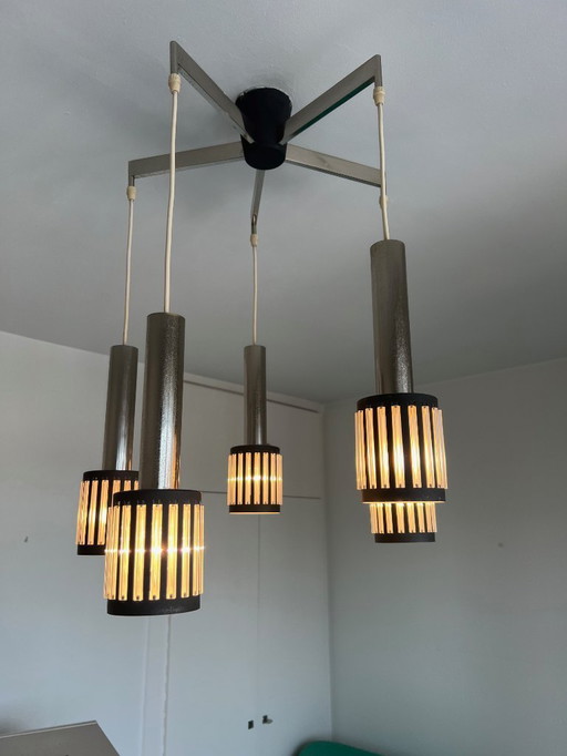 Vintage cascade ceiling lamp by Schmahl & Schulz