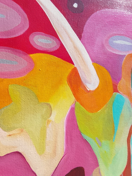 Acrylic painting #Bloom 70x140cm – joart, Paintings & Drawings, Canvas (photo 11 of 15)