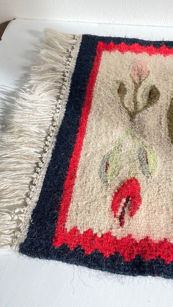 Image 1 of Rollakan Rug, Vintage Tulip Design