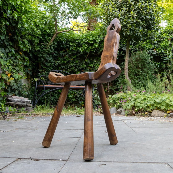Image 1 of Brutalist Spanish Tripod Chair