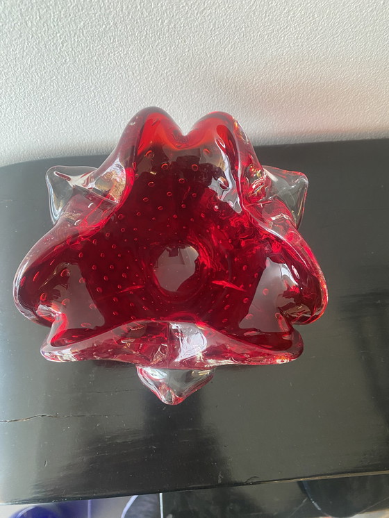 Image 1 of Vintage Murano asbak/snuisterijenbakje van Sommerso